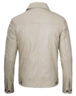 Fernando Men’s Leather Trucker Jacket Shirt Style Collar Back Fernando Men’s Leather Trucker Jacket Shirt Style Collar Back