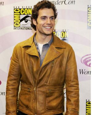 Henry Cavil Leather Jacket