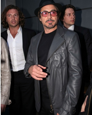 Robert Downey Jr Leather Jacket
