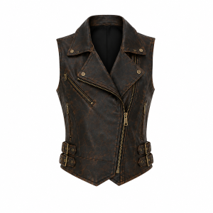 Parachute Leather Vest