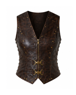 Leather Currier Women’s Vintage Leather Vest
