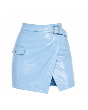 Women’s Parachute Leather Skirt