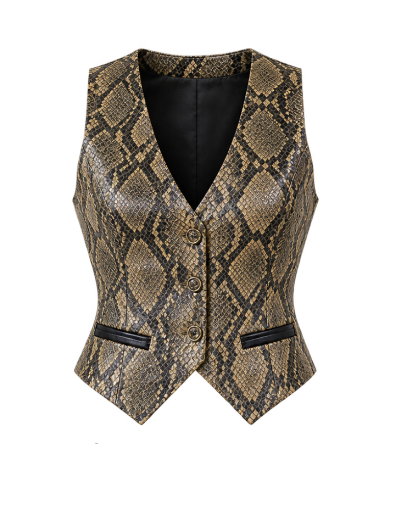 Snake Leather Vest image Snake Leather Vest image